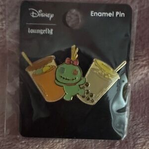 Disney Loungefly Enamel Pin with Green and Orange Accents